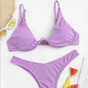 Purple bikini!